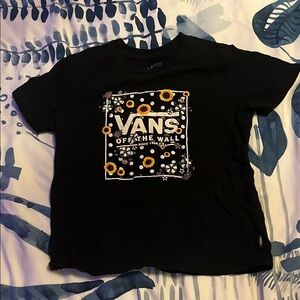 Vans Kids Black Graphic T-Shirt